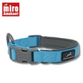Makauri Neoprene Padded Nylon Clasp Dog Collar Blue
