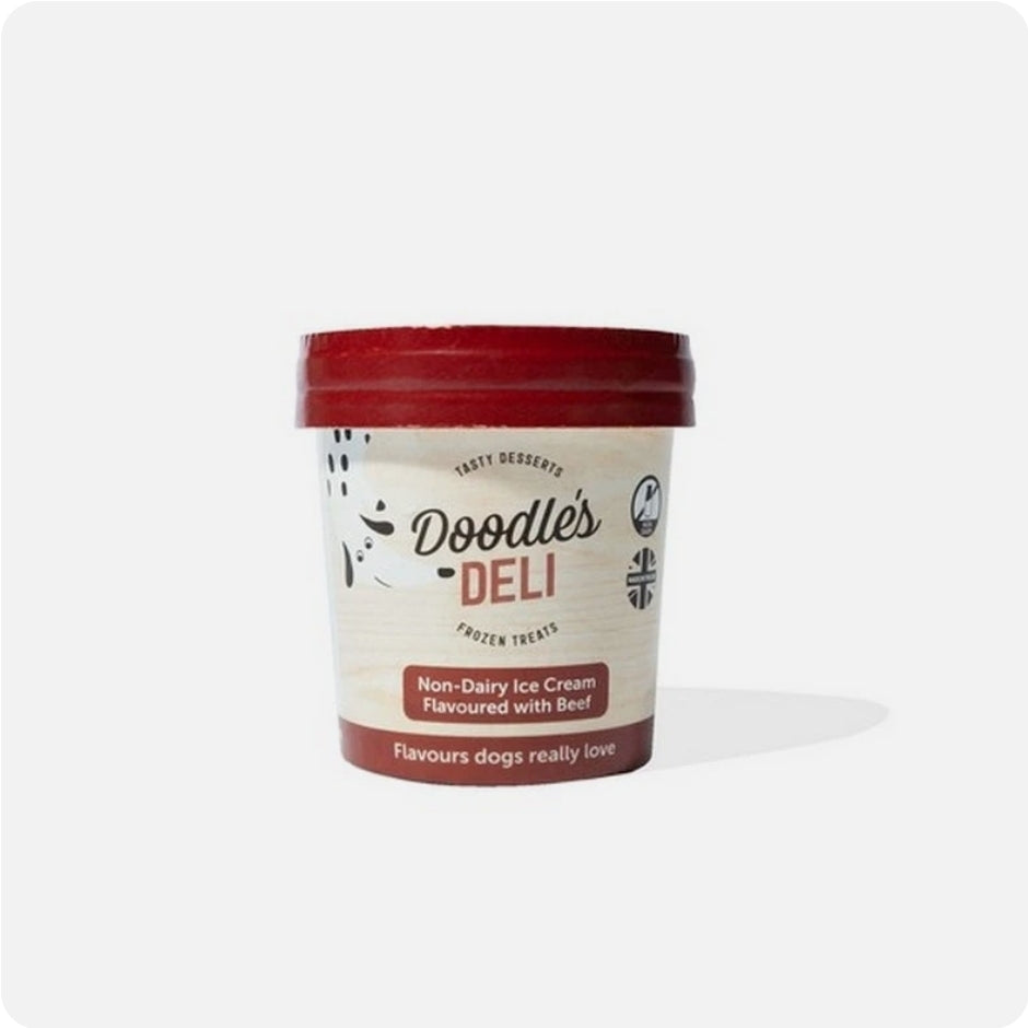 Doodles Deli Beef Frozen Doggy Treats 125ml
