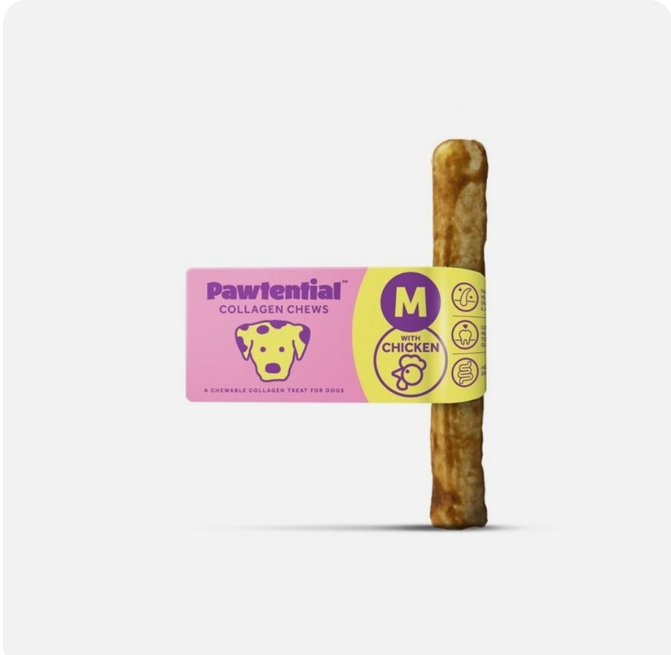 Pawtential Collagen Chew Chicken Flavour Medium 70g